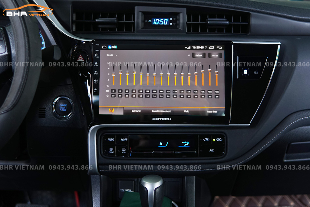 Trải nghiệm âm thanh DSP 32 kênh trên màn hình Gotech GT360 Plus Toyota Altis 2018 - nay