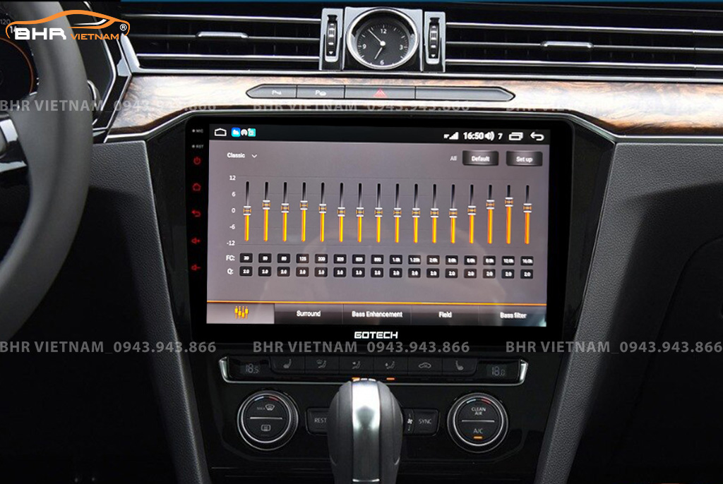 Trải nghiệm âm thanh DSP 32 kênh trên màn hình Gotech GT360 Plus Volkswagen Passat 2016 - nay