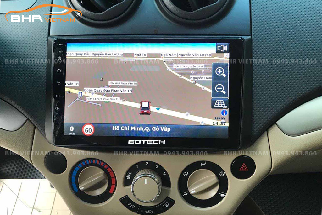 Bản đồ chỉ đường thông minh: Vietmap, Navitel trên màn hình Gotech GT6 New Daewoo Gentra 2005 - 2011