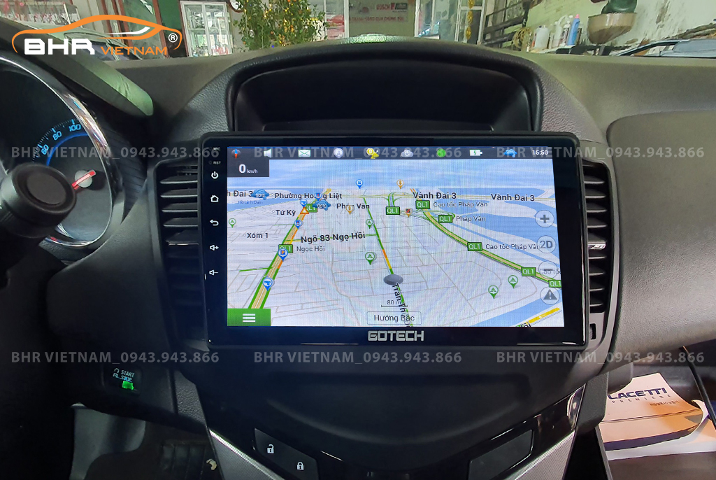 Bản đồ chỉ đường thông minh: Vietmap, Navitel trên màn hình Gotech GT6 New Daewoo Lacetti CDX 2009 - 2011