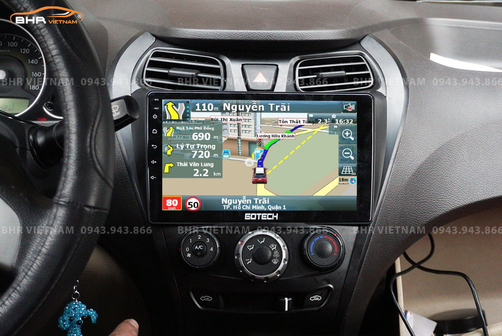 Bản đồ chỉ đường thông minh: Vietmap, Navitel, Googlemap trên màn hình Gotech GT6 New Hyundai Eon 2011 - 2019