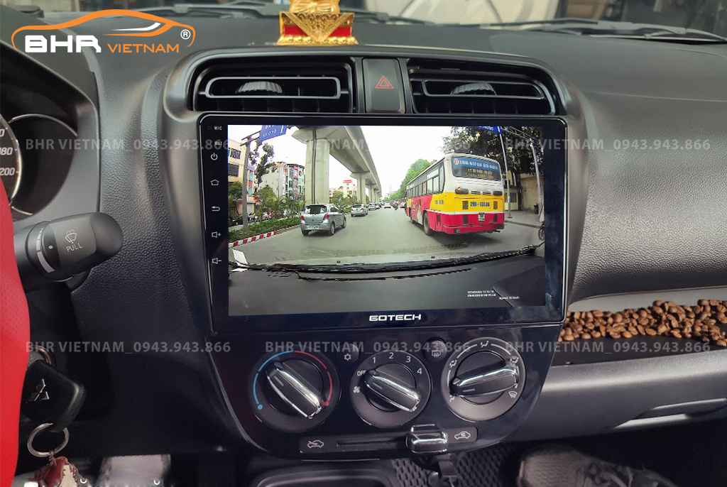 Màn hình Gotech GT6 New Mitsubishi Attrage 2013 - nay tích hợp camera hành trình