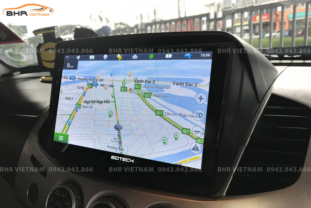 Bản đồ chỉ đường thông minh: Vietmap, Navitel trên màn hình Gotech GT6 New Mitsubishi Triton 2005 - 2015