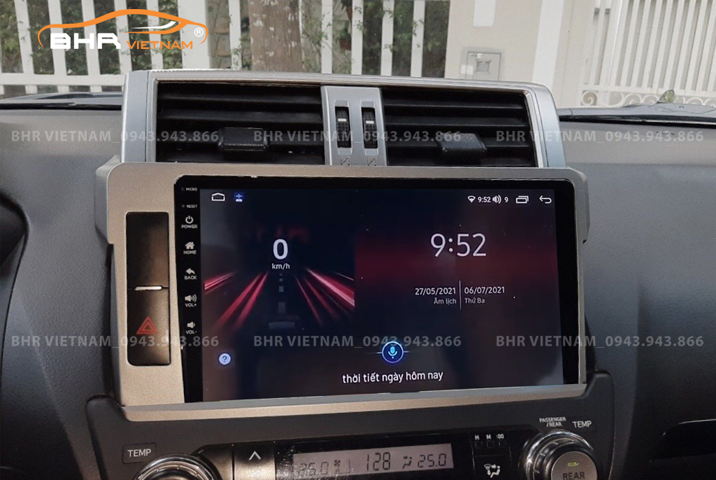 Điều khiển bằng giọng nói thông minh màn hình Gotech GT8 Max Toyota Prado 2010 - 2016