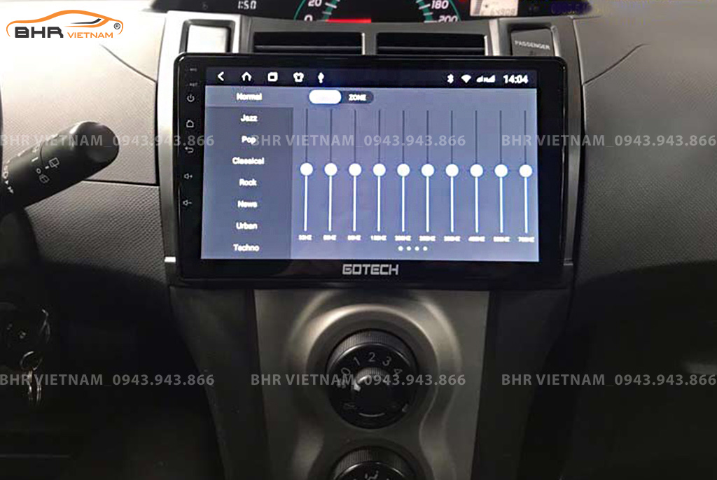 Trải nghiệm âm thanh DSP 32 kênh trên màn hình Gotech GT6 New Toyota Yaris 2006 - 2013