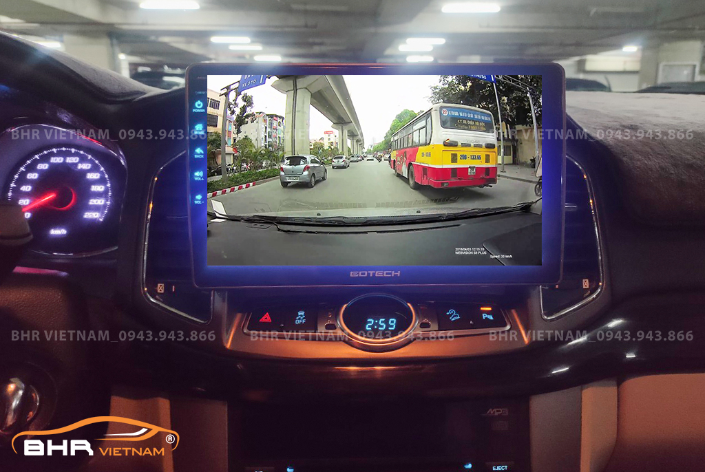 Màn hình gotech GT8 Chevrolet Captiva 2012 - 2020 tích hợp camera hành trình