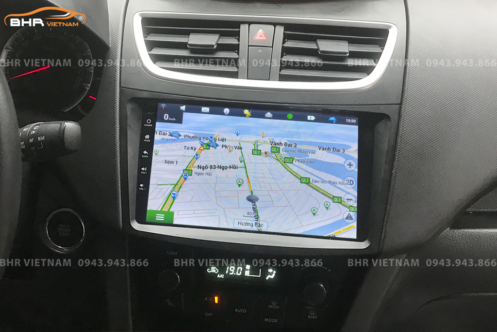 Màn hình Gotech GT8 Suzuki Swift 2014 - 2018​​​​​​​ tích hợp bản đồ chỉ đường thông minh Vietmap, Navitel, Googlemap 
