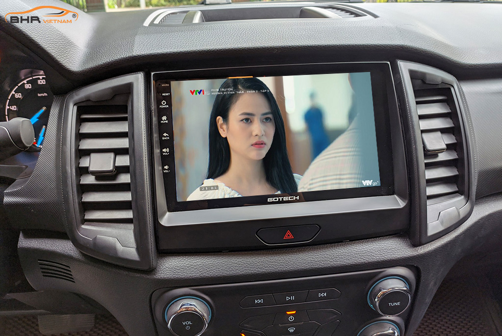 Xem trực tuyến VTV trên màn hình Gotech GT8 Max Ford Ranger 2012 - nay
