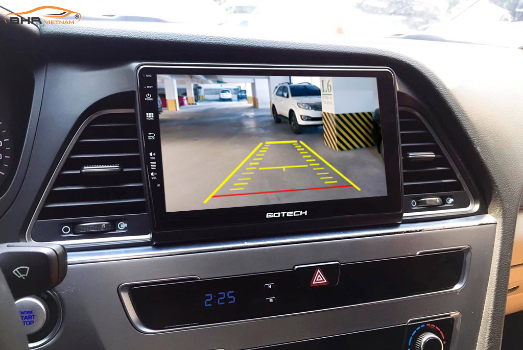 Màn hình Gotech Hyundai Sonata 2015 - 2020 tích hợp camera lùi