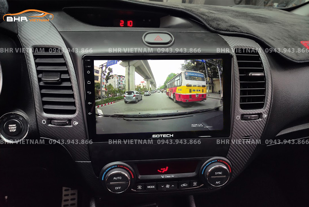  Màn hình DVD Gotech GT8 Max Kia K3 2013 - 2016 tích hợp camera hành trình