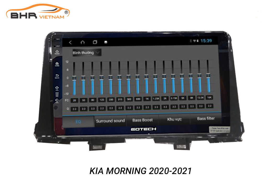 Màn hình GT8 Max Kia Morning 2021 - nay trải nghiệm âm thanh DSP sống động