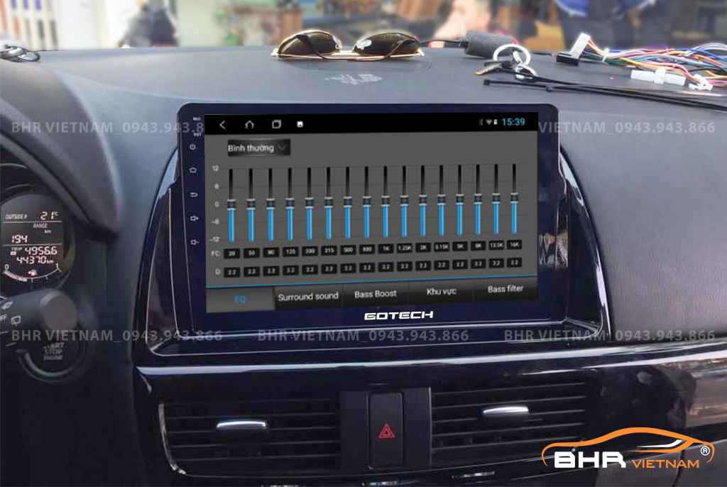 Trải nghiệm âm thanh DSP 32 kênh trên màn hình Gotech GT8 max Mazda CX5 2013 - 2016 