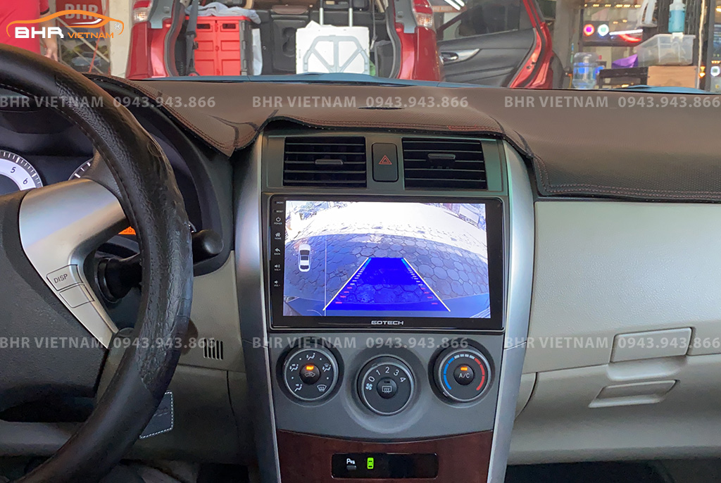  Màn hình DVD Gotech GT8 Max Toyota Altis 2008 - 2013 tích hợp cảm biến áp suất lốp
