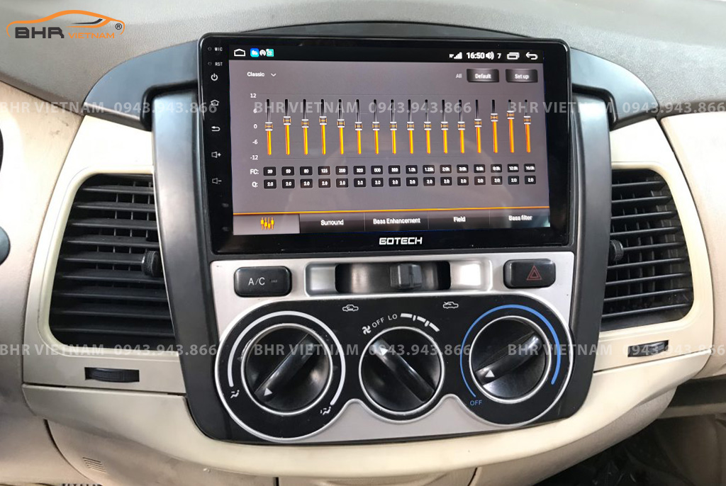 Trải nghiệm âm thanh DSP 32 kênh trên màn hình Gotech GT8 max Toyota Innova 2013 - 2015