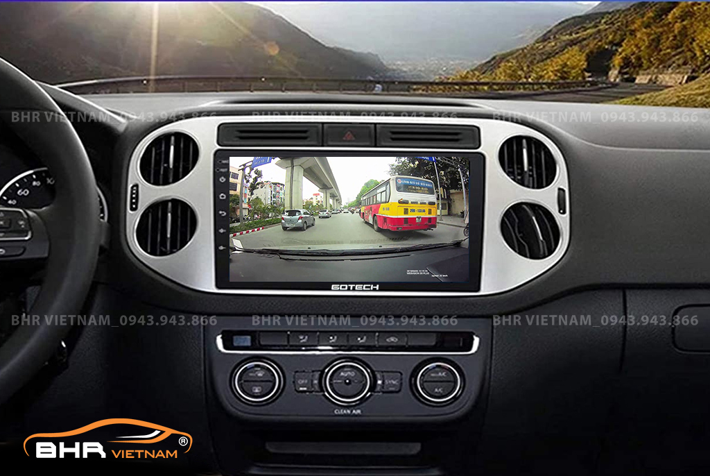  Màn hình DVD Gotech GT8 Max Volkswagen Tiguan 2007 - 2016 tích hợp camera hành trình