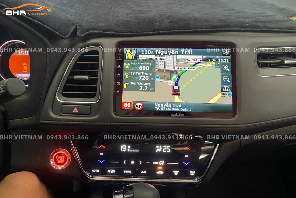 Bản đồ chỉ đường thông minh: Vietmap, Navitel, Googlemap trên Kovar Plus 360 Honda HRV 2018 - nay