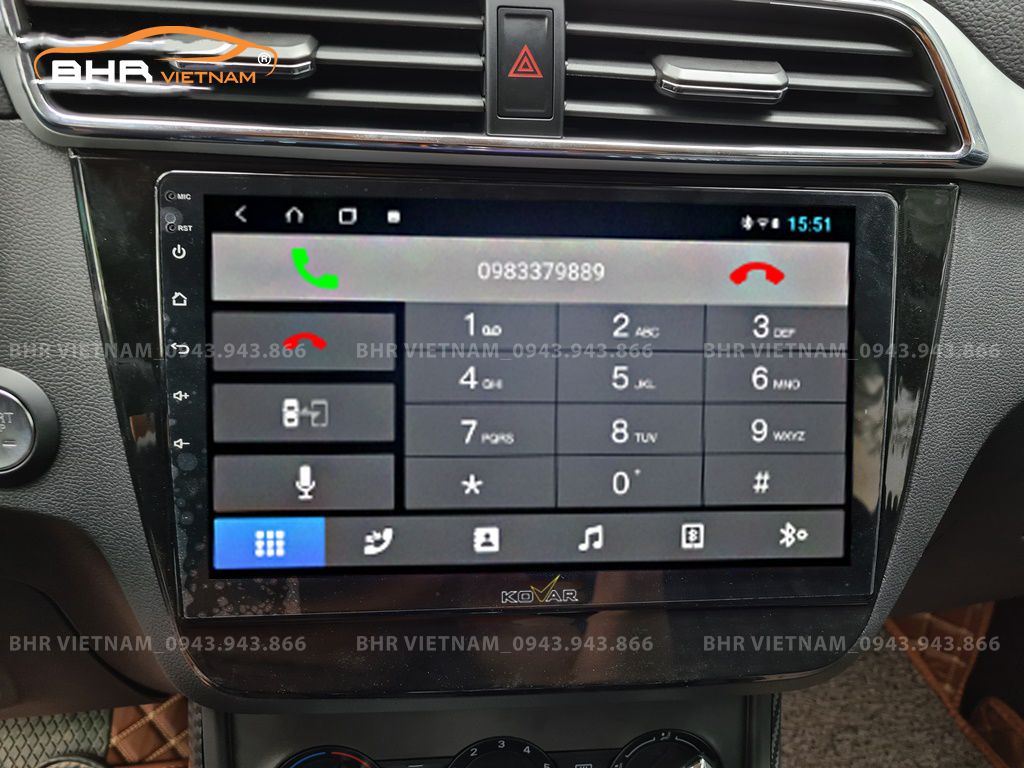 Kết nối điện thoại trên màn hình Kovar Plus 360 MG ZS 2018 - nay