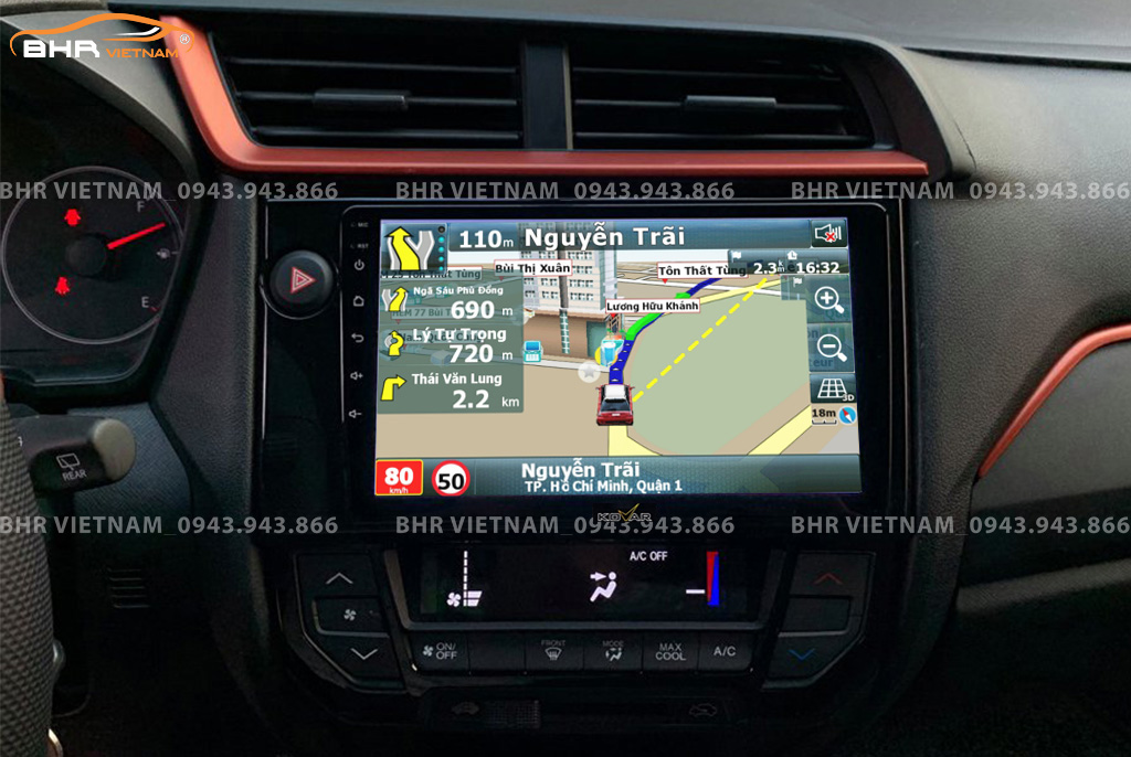Bản đồ chỉ đường thông minh: Vietmap, Navitel, Googlemap trên Kovar T1 Honda Brio 2019 - nay