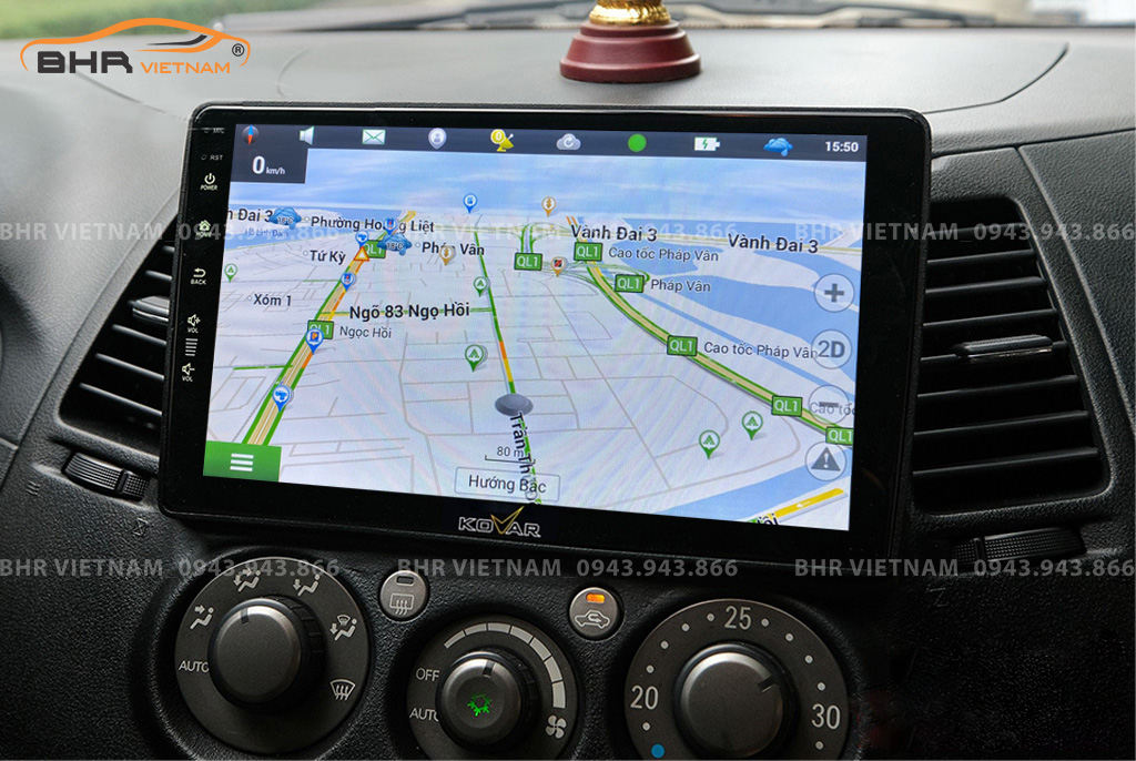 Bản đồ chỉ đường thông minh: Vietmap, Navitel, Googlemap trên Kovar T1 Mitsubishi Grandis 2003 - 2011