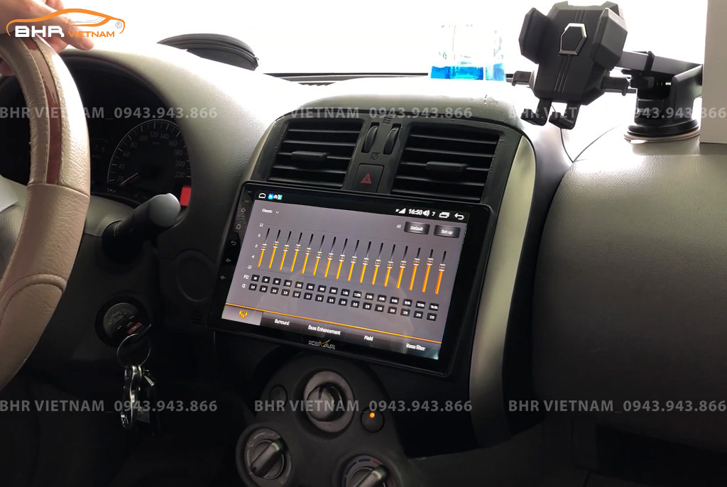 Trải nghiệm âm thanh DSP kênh trên màn hình Kovar T1 Nissan Sunny 2011 - nay