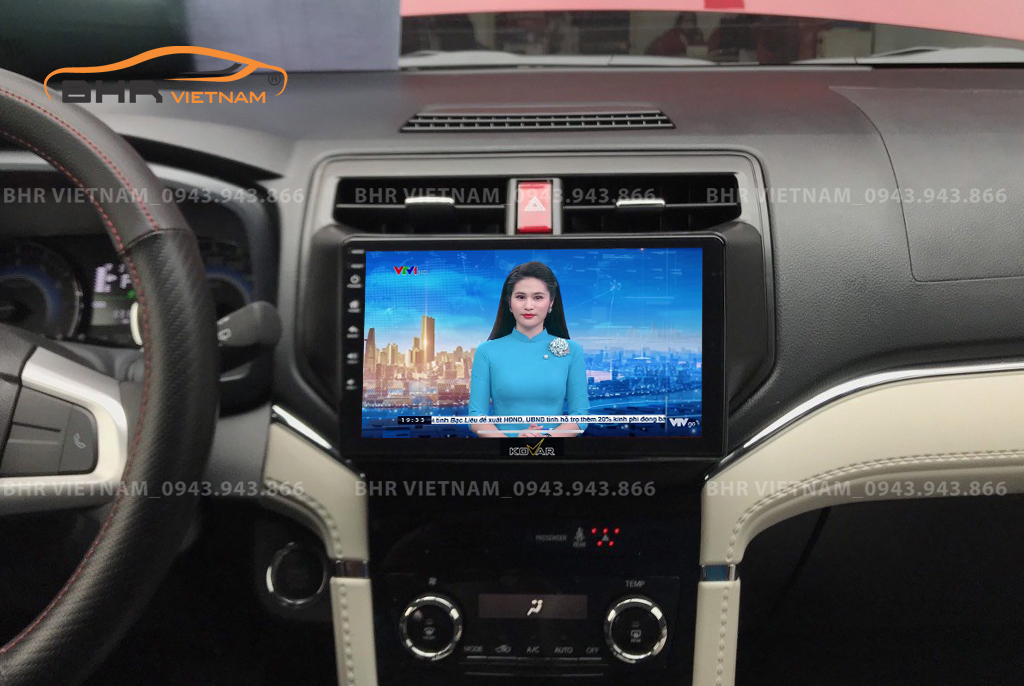 Điều khiển bằng giọng nói trên màn hình Kovar T1 Toyota Rush 2018 - nay