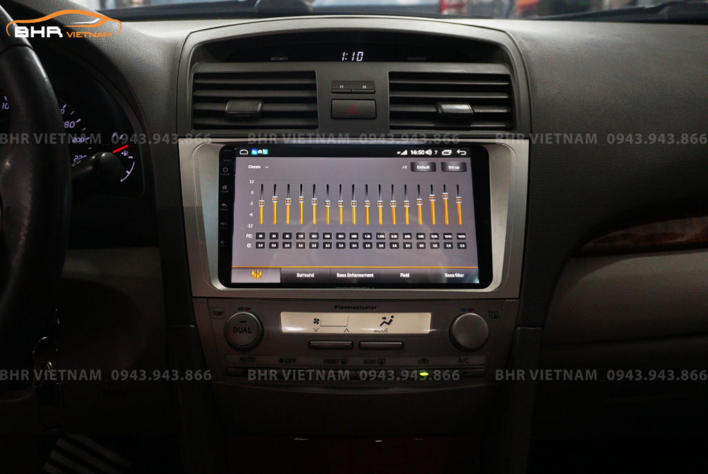 Trải nghiệm âm thanh DSP kênh trên màn hình Kovar T2 Toyota Camry 2007 - 2011