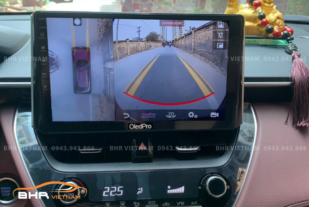 Màn hình DVD Android Oled Pro X5S Toyota Cross 2020 - nay