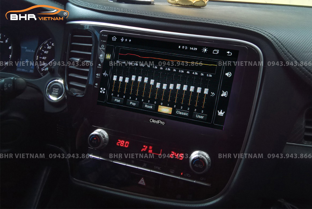 Trải nghiệm âm thanh sống động trên màn hình DVD Android Oled Pro X8S Mitsubishi Outlander 2020 - nay