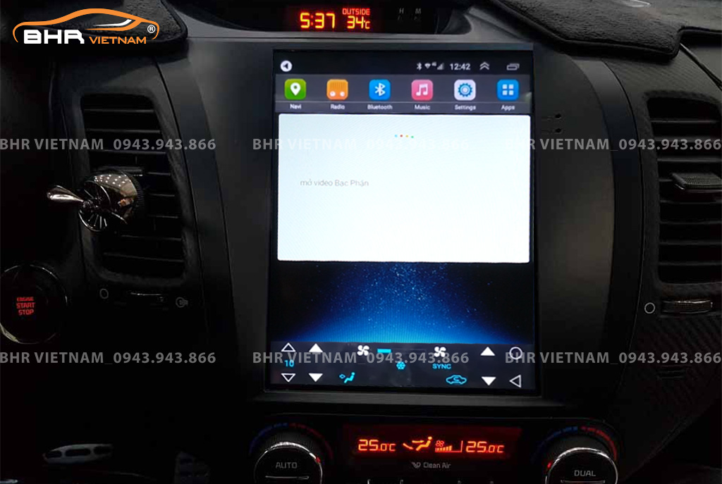 Điều khiển bằng giọng nói màn hình DVD Tesla Kia Cerato 2013 - 2018