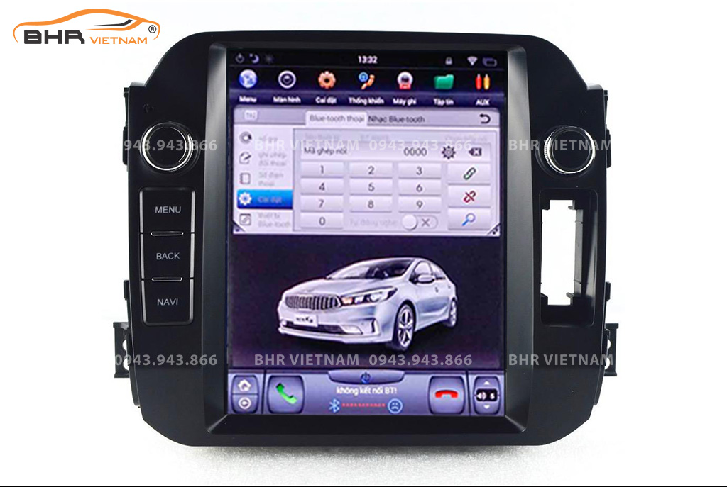 Kết nối điện thoại trên màn hình DVD Android Tesla Kia Sportage 2009 - 2014