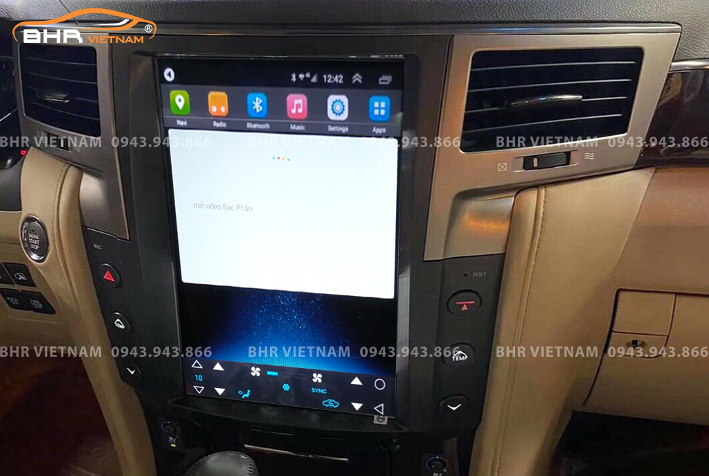 Điều khiển bằng giọng nói màn hình DVD Tesla Lexus LX570 2007-2015