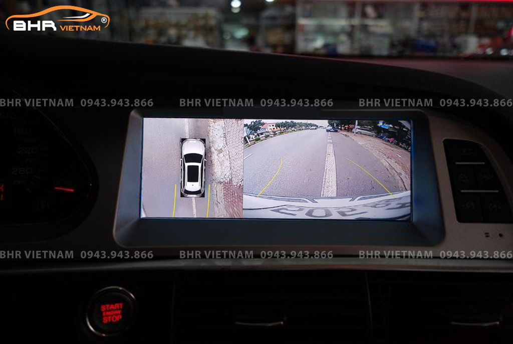 Màn hình DVD Android Audi A6 2004 -2010 tích hợp camera 360 quan sát toàn cảnh