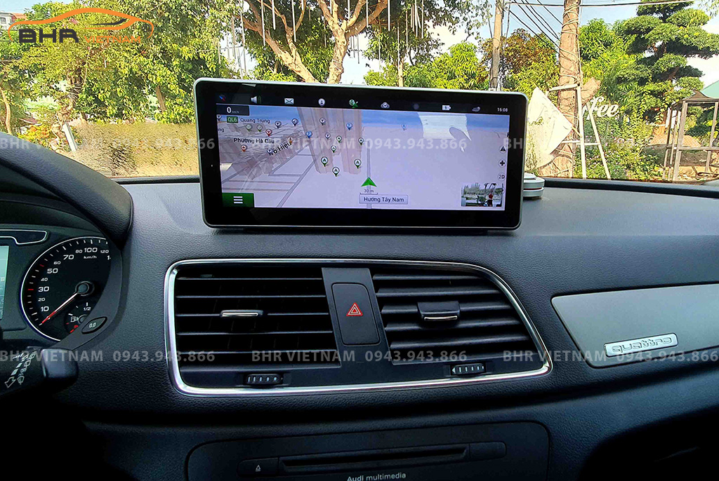 Bản đồ chỉ đường thông minh: Vietmap, Navitel, Googlemap trên màn hình DVD Android Audi Q3 2011 - 2017