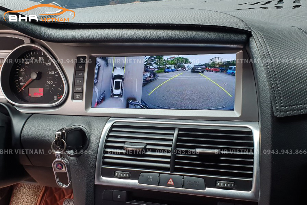 Màn hình DVD Android Audi Q5 2015-2015 tích hợp camera 360