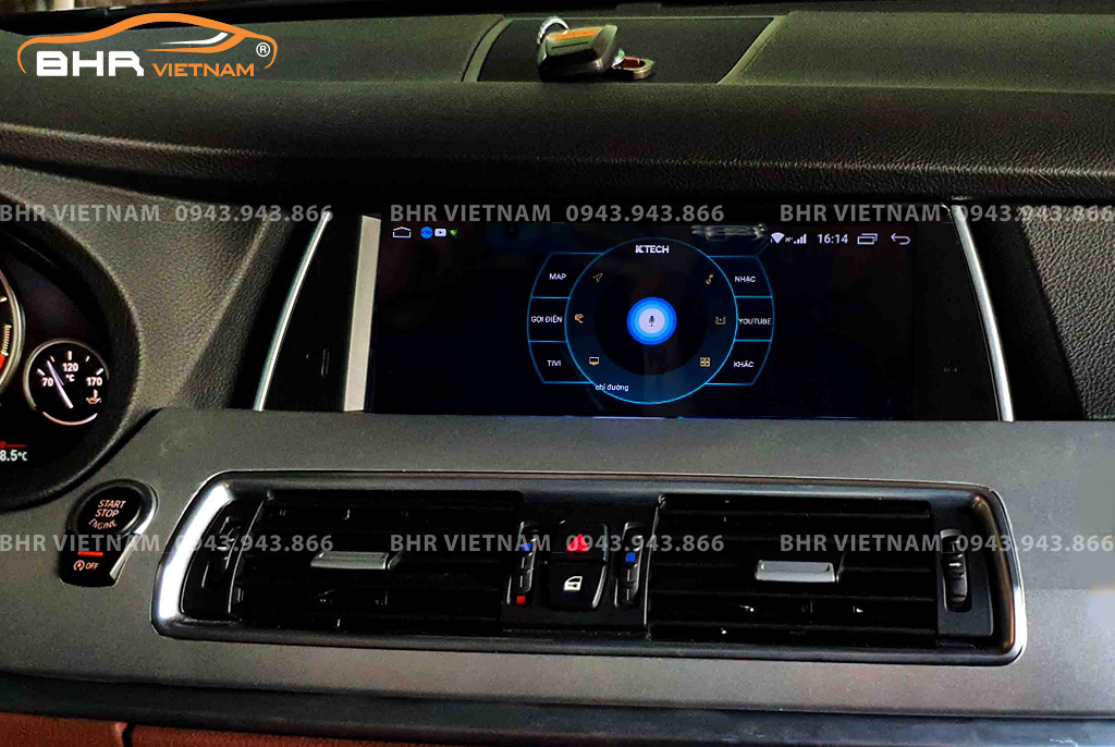 Điều khiển bằng giọng nói thông minh DVD Android BMW 520i GT/ 528i GT (F07) 2011-2021