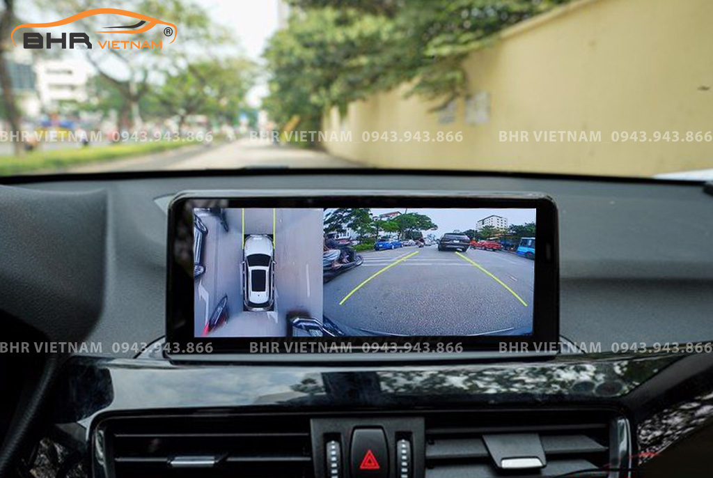Màn hình DVD Android BMW X1 (F48) 2017 - nay tích hợp camera 360