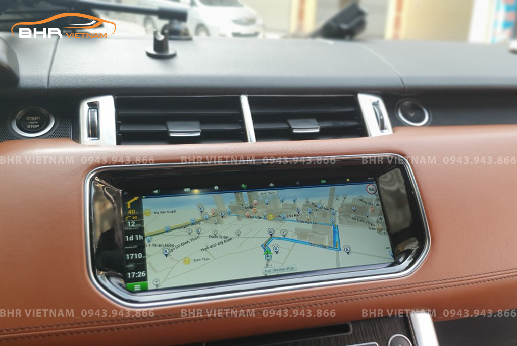 Bản đồ chỉ đường Vietmap, Navitel, Googlemap trên màn hình DVD Android Flycar Land Rover Range Rover HSE 2013 - 2018