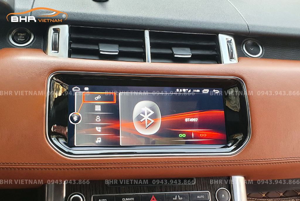 Kết nối điện thoại trên màn hình DVD Android Flycar Land Rover Range Rover Sport 2013 - nay