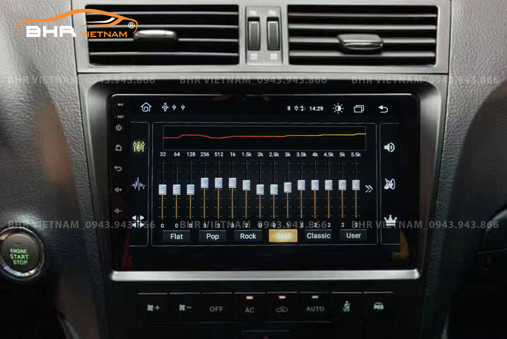 Trải nghiệm âm thanh sống động trên màn hình DVD Android Flycar Lexus GS350 2005 - 2011