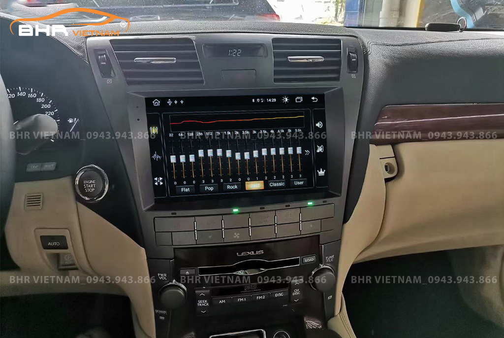 Trải nghiệm âm thanh sống động trên màn hình DVD Android Flycar Lexus LS460/ LS460L 2006 - 2017