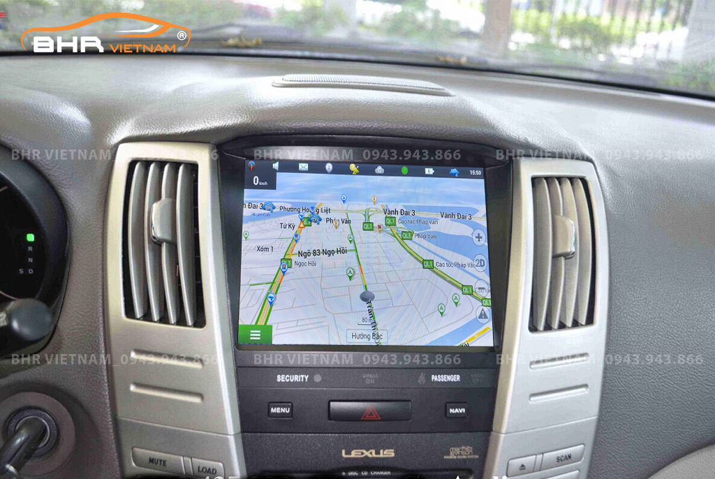 Bản đồ chỉ đường thông minh: Vietmap, Navitel, Googlemap trên màn hình DVD Android Flycar Lexus RX330/ RX350 2003 - 2007