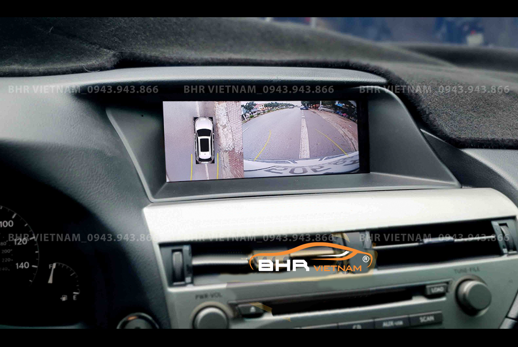 Màn hình DVD Android Flycar Lexus RX350 2008 - 2015 tích hợp camera 360