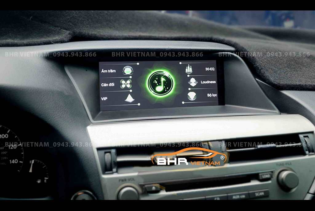 Trải nghiệm âm thanh sống động trên màn hình DVD Android Flycar Lexus RX350 2008 - 2015