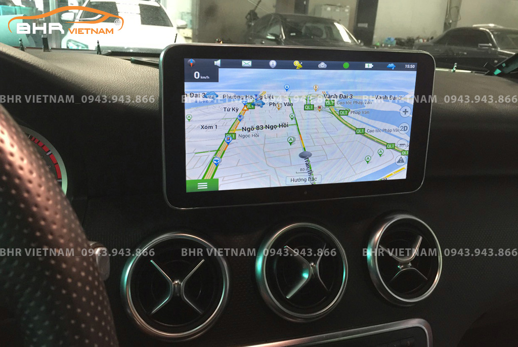 Bản đồ chỉ đường thông minh: Vietmap, Navitel, Googlemap trên màn hình DVD Android Flycar Mercedes A Class W176 (A200/ A250/ A45) 2013 - nay