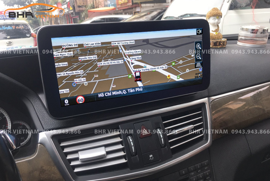 Bản đồ chỉ đường Vietmap, Navitel, Googlemap trên màn hình DVD Android Flycar Mercedes E Class W212 (E200, E250, E300) 2009 - 2012