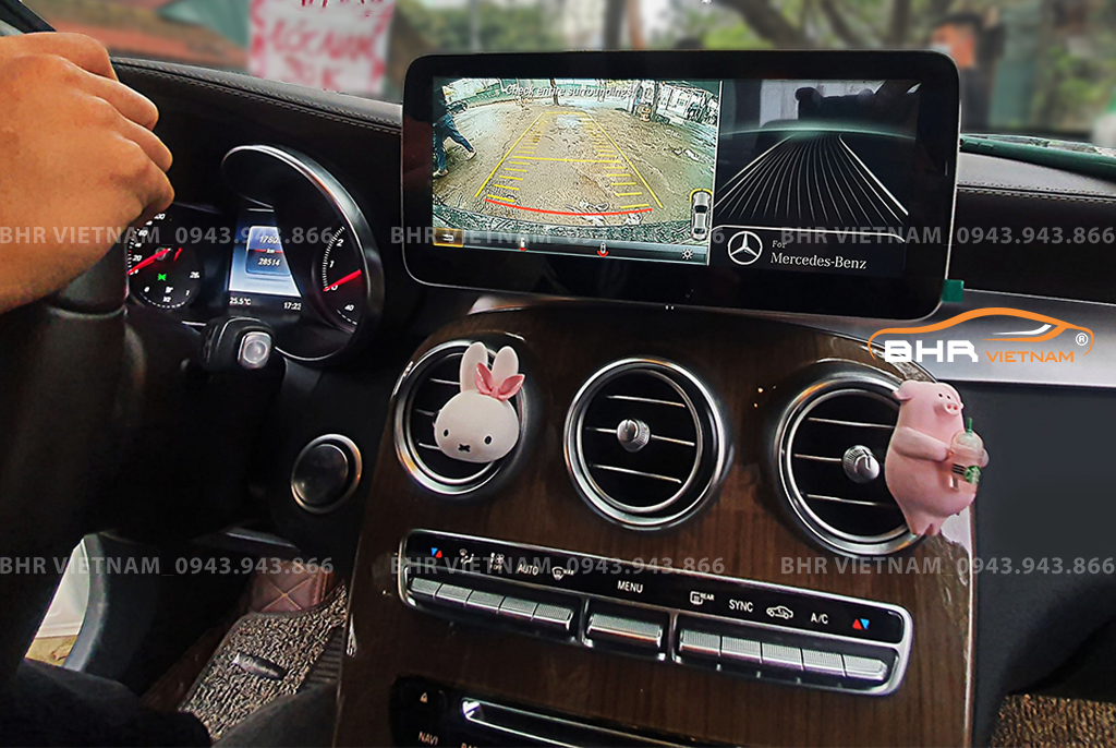 Màn hình DVD Android Flycar Mercedes GLC 2015 - nay tích hợp camera lùi