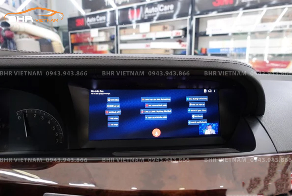 Điều khiển bằng giọng nói thông minh DVD Android Flycar Mercedes S Class W221 (S350, S500, S550) 2005 - 2013