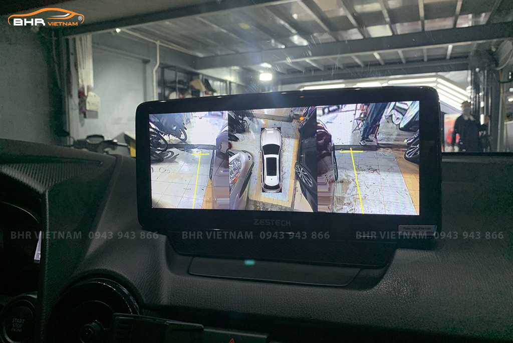 Màn hình ô tô Zestech Mazda 2 - màn hình Android nguyên khối sang trọng