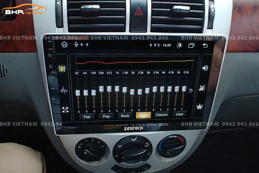 Trải nghiệm âm thanh DSP 8 kênh trên màn hình Zestech Z500 Daewoo Lacetti 2002 - 2011