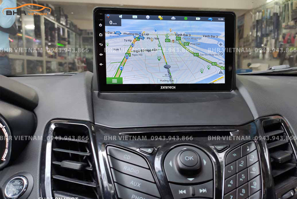 Bản đồ chỉ đường thông minh: Vietmap, Navitel, Googlemap trên Zestech Z500 Ford Fiesta 2010 - nay